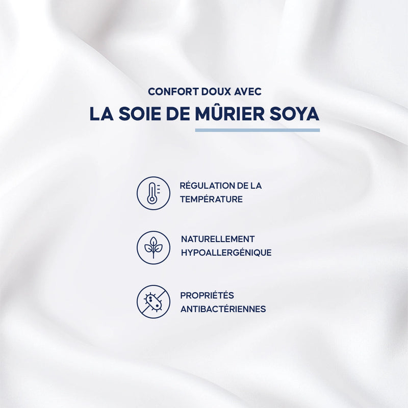 Housse de Couette en Soie Naturelle Soya