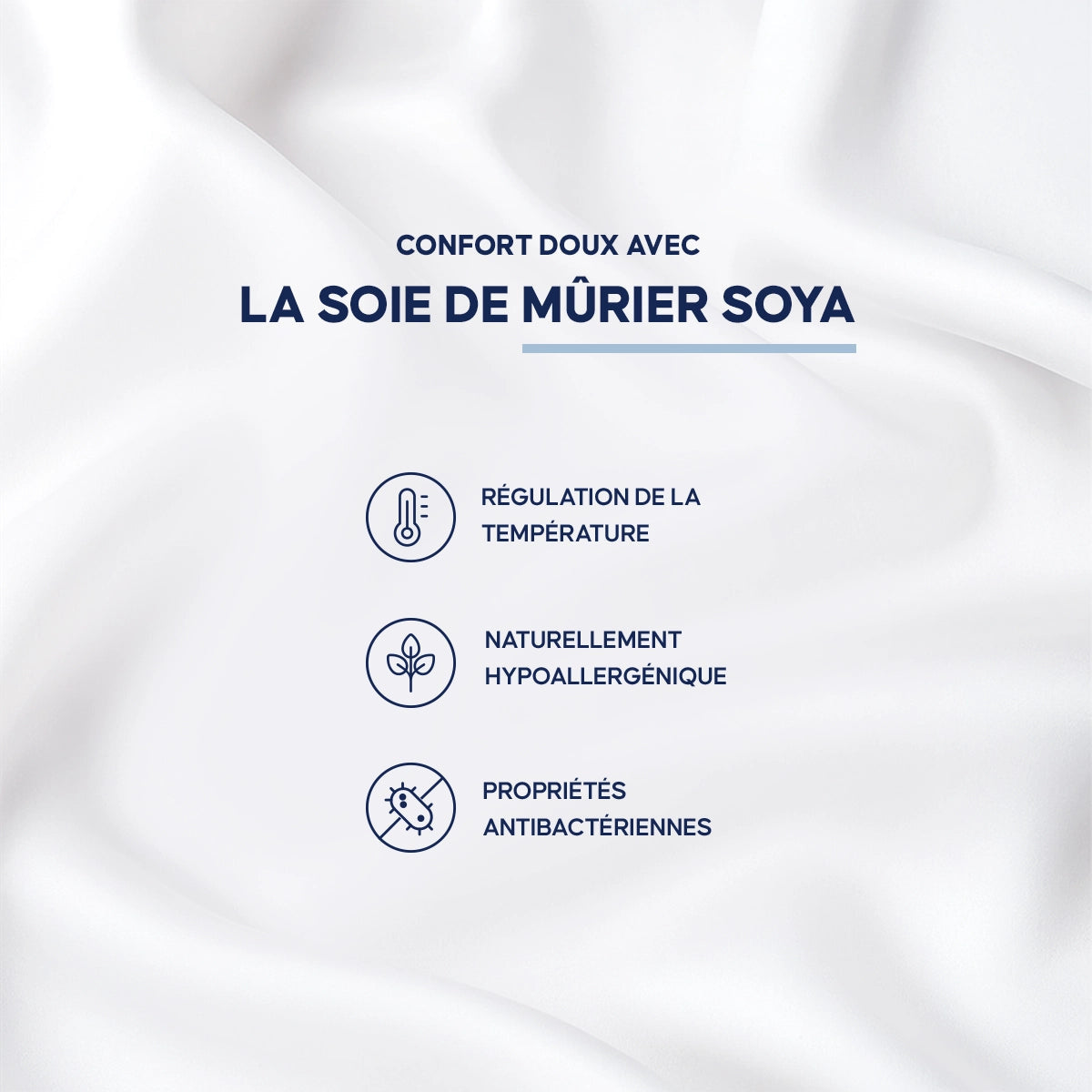 Housse de Couette en Soie Naturelle Soya
